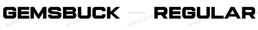 gemsbuck 01 regular字体转换